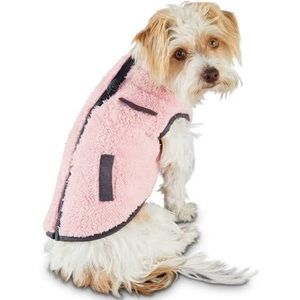 Dogs Riding Jacket Pink Reversible Size L.